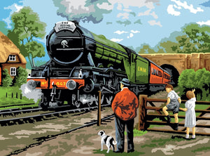 Paint By Numbers Adult Large Steam Train