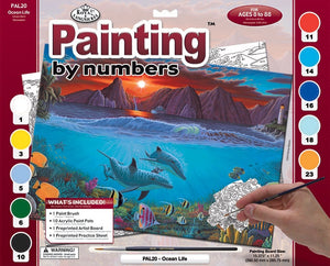 Paint By Numbers Adult Large Ocean Life