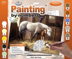 Paint By Numbers Adult Large New Friends