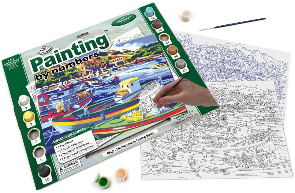 Paint By Numbers Adult Large Mediterranean