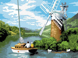 Paint By Numbers Adult Large - Windmill On The River