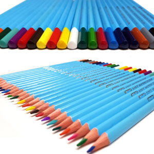 Zieler 24 Watercolour Pencils with Pencil Wrap