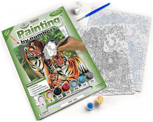 Paint By Numbers Junior Small Tigers