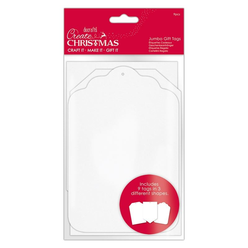 Jumbo Gift Tags (9 pcs) - Create Christmas