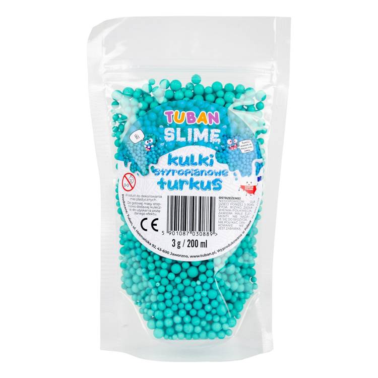 Styrofoam Balls – Turquoise 200 Ml