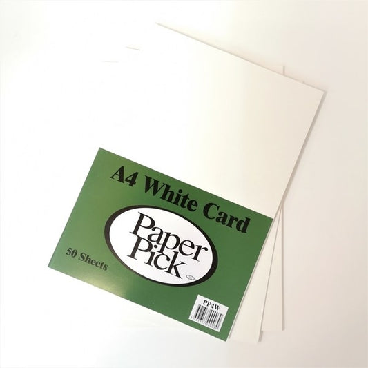 A4 White Card 50 Sheets