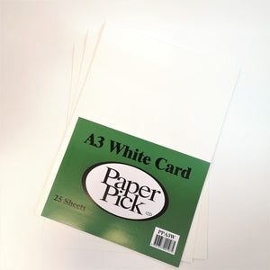 A3 White Card 25 Sheets