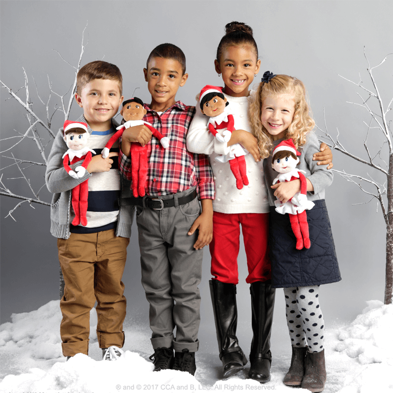 Elf on the Shelf Plushee Pals®- Girl Dark Tone 17” 