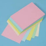 A4 Assorted Pastel Colour Card 50 Sheets