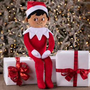 Elf on the Shelf Elf Plushee Pals Huggable  Boy,Dark 27”