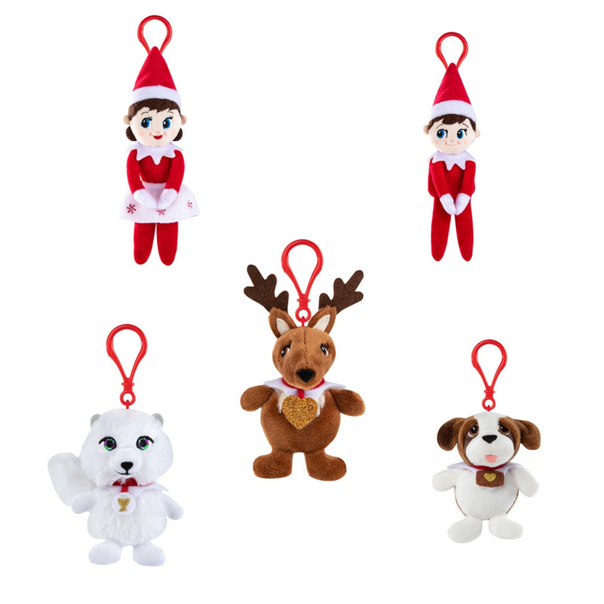 The Elf on The Shelf Plushee Pals - Mini Clip-Ons