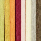Crepe Paper, mute colours, 8 pcs
