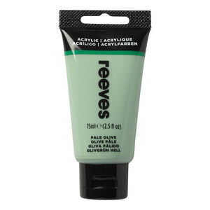 REEVES 75ML ACRYLIC PALE OLIVE