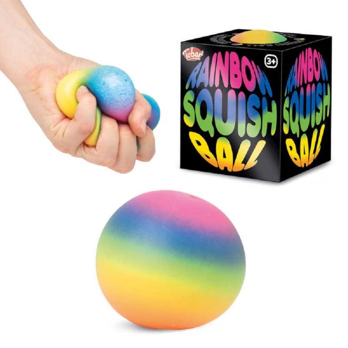Rainbow Squish Ball