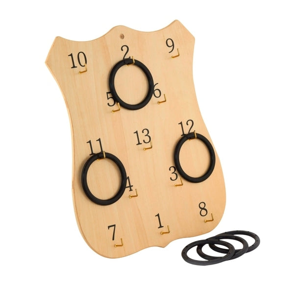 HANDMADE WOODEN RING BOARD GAME