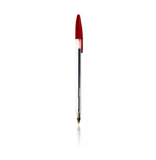 Bic Box 50 Cristal Original Ballpoint Pens - Red
