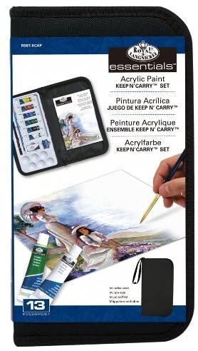 Essentials Keep N Carry Acrylic Painting Set