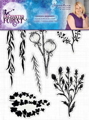 Enchanted Forest - Acrylic Stamp - Garden Greenery
