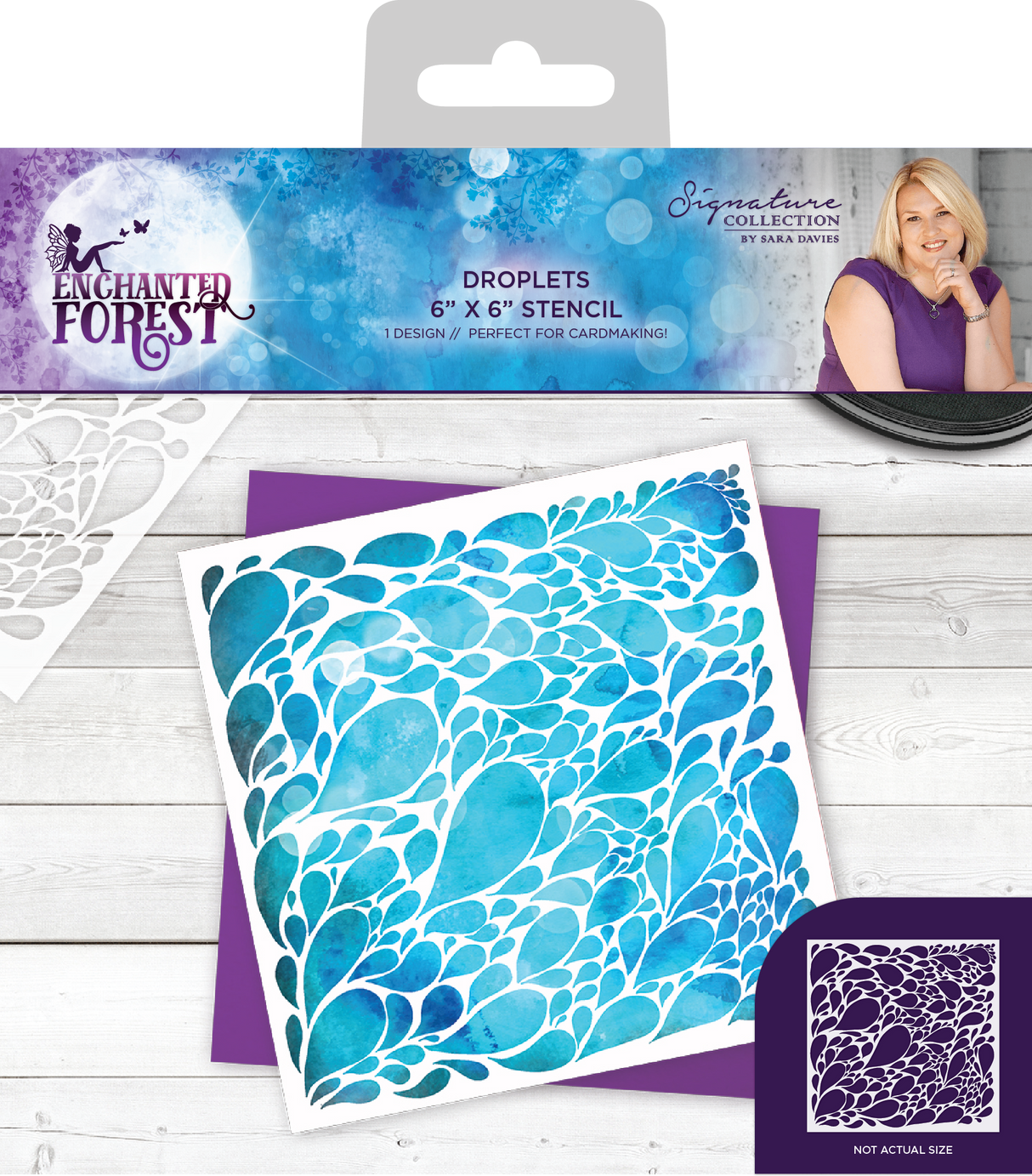 Enchanted Forest - Stencil - Droplets