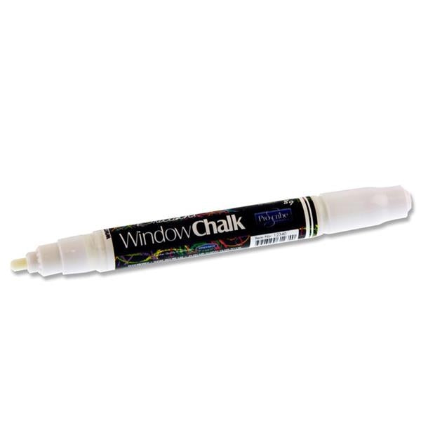 Pro:Scribe 8g Brilliant Window Chalk Marker - White
