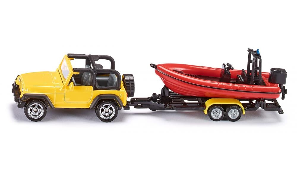 Siku Jeep With Boat