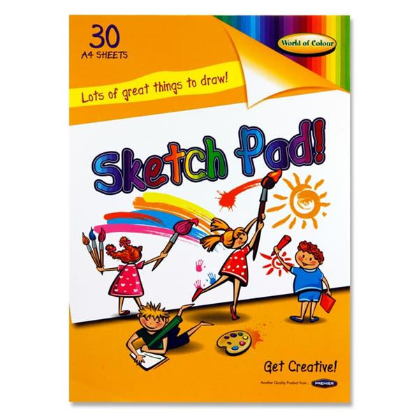 Woc A4 90gsm Sketch Pad 30 Sht x50