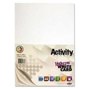 A4 160gsm Card 250 Sheets - White
