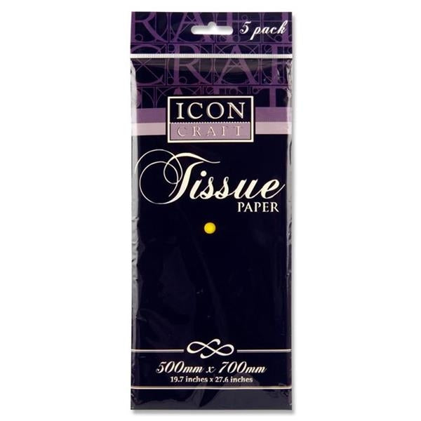 ICON TISSUE PAPER - YELLOW