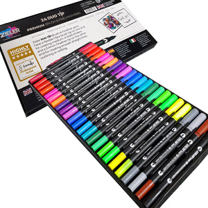Violet Studio Set of 100 Dual-Tip Markers