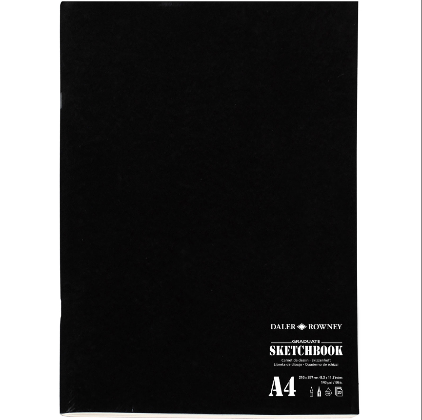 GRADUATE STAPLED MATT SOFT COVER A4 140G 20SH