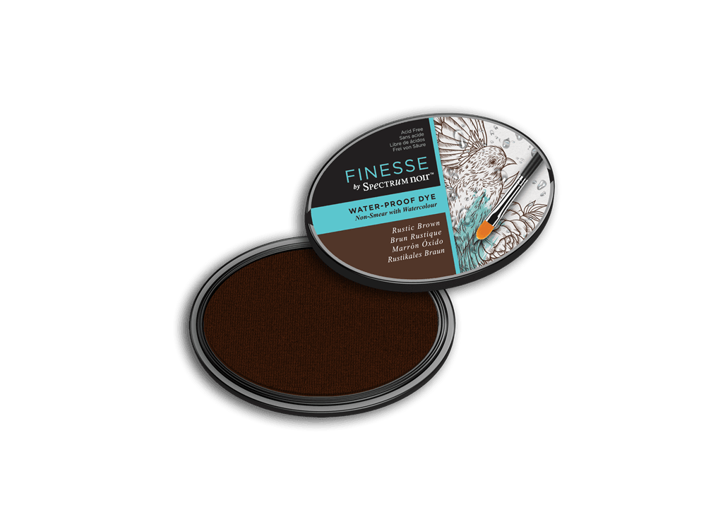 Ink Pad – Finesse Water Proof (Rustic Brown)