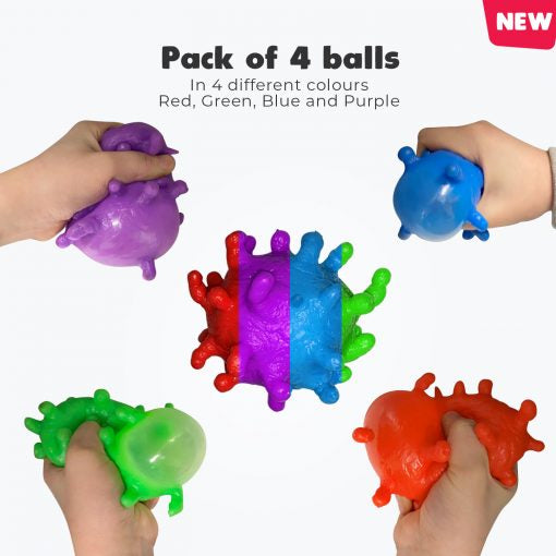 Puffer Stress Ball 4 pk