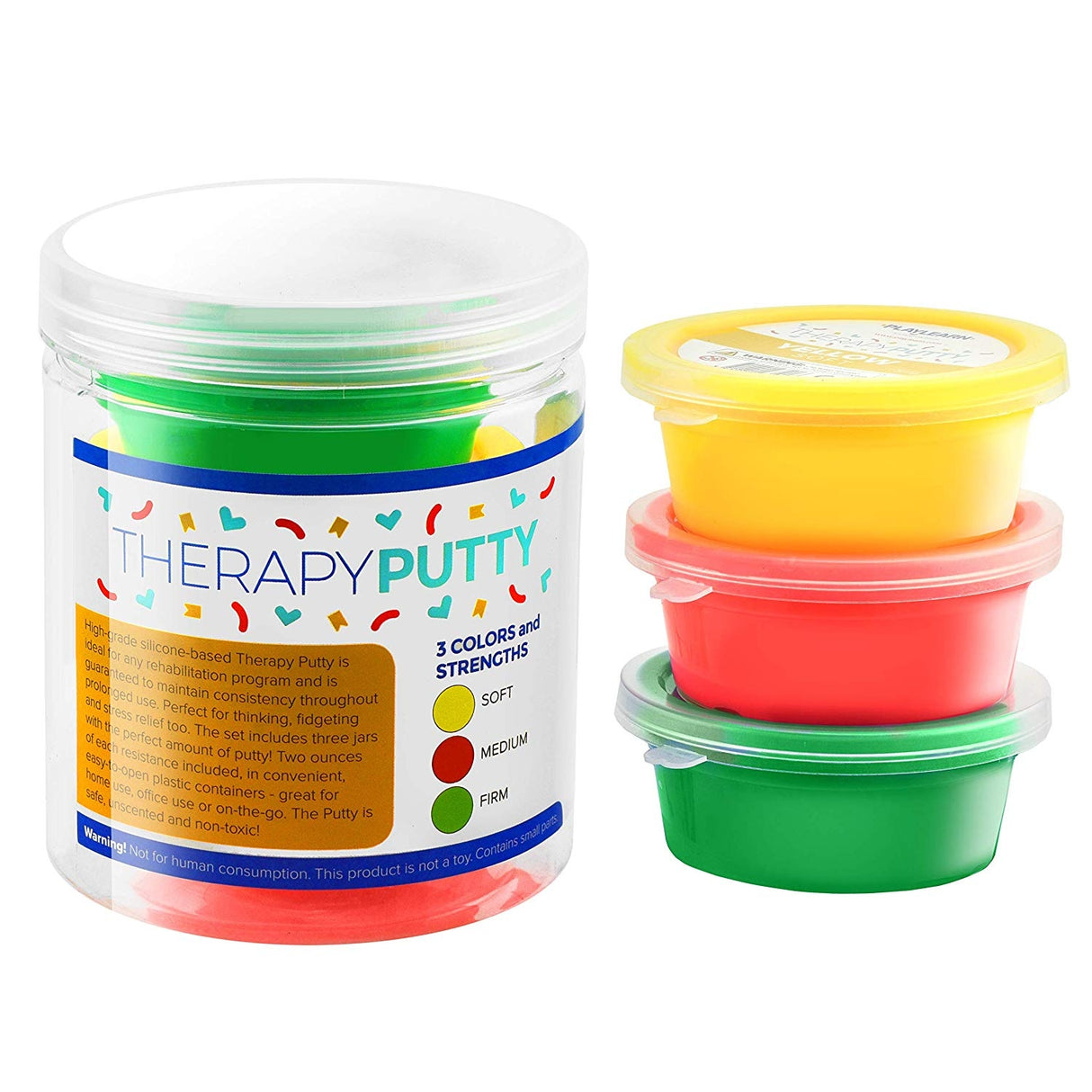 Therapy Putty 3pk (Yellow,Red,Green)