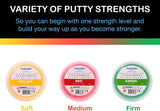 Therapy Putty 3pk (Yellow,Red,Green)