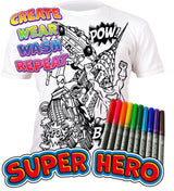 Splat Planet PYO T-Shirt: Super Hero (Size 5-6 Years)
