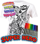 Splat Planet PYO T-Shirt: Super Hero (Size 3-4 Years)