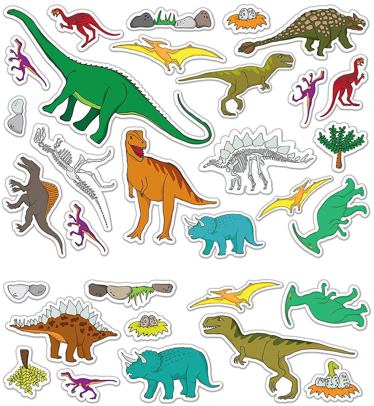 FIESTA STICKABOUTS -DINOSAUR