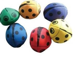 Bean Bags Set - Ladybirds  (6Pce)