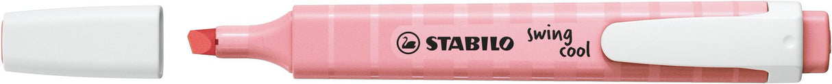 Highlighter - STABILO swing cool Pastel - Wallet of 4 - Assorted Colours