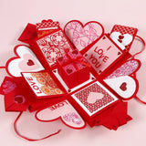 Explosion Card Box Red