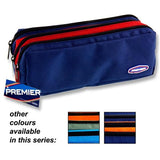 3 Pocket Zip Pencil Case