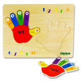 Little Hands Wooden Education Set - Hand *clrnc