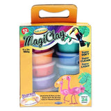World of Colour Box of 12 X 15g Tubs Super Stretchy Magic Clay