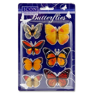 Butterfly Embellishments - Orange