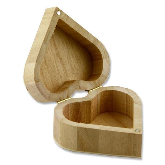 Wooden Box - Heart