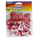 CRAFTY BITZ FOAM STICKERS- HEARTS