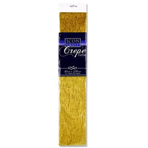 50x250cm Crepe Paper - Gold