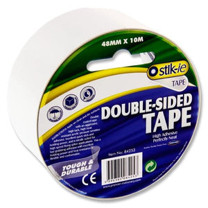 Stik-ie Double Sided Tape - 48Mm X 10M
