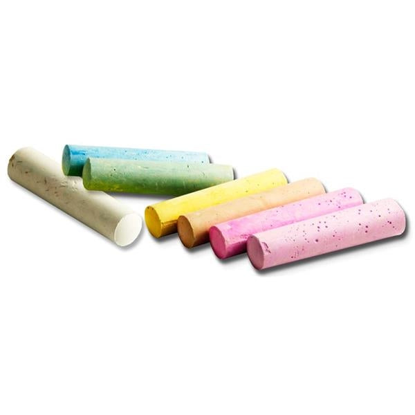 Woc 15 Jumbo Sidewalk Chalk - Coloured