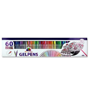 Box of 60 Asstorted Colour Gel Pens